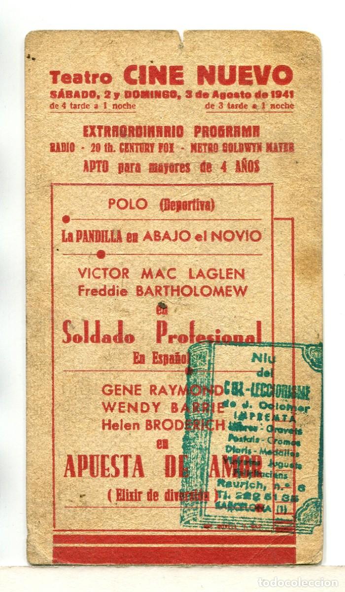 Cine: SOLDADO PROFESIONAL, con Victor McLaglen. - Foto 2