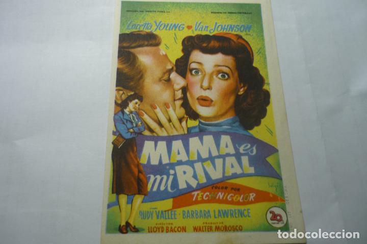 Cine: programa mama es mi rival.- loretta young publicidad bartrina.-reus - Foto 1