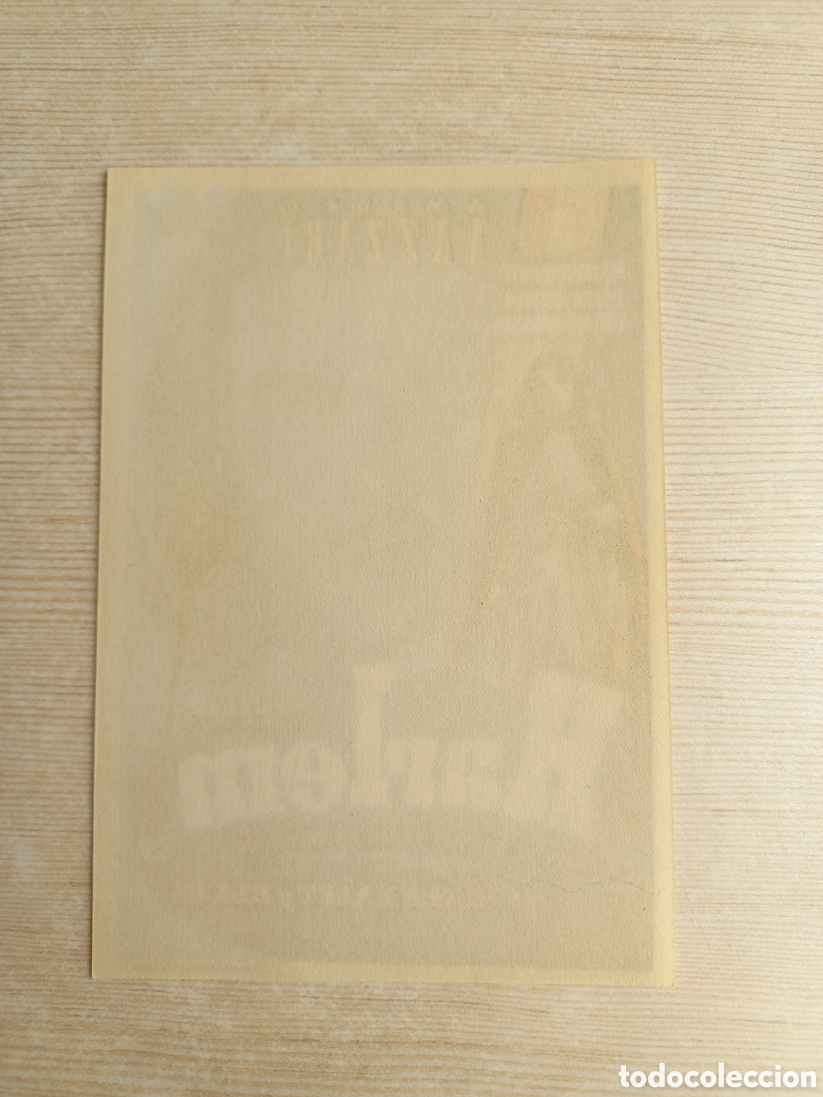 Cine: Programa de cine Harlem. Amadeo Nazzari. Gr&aacute;ficas Valencia. - Foto 2