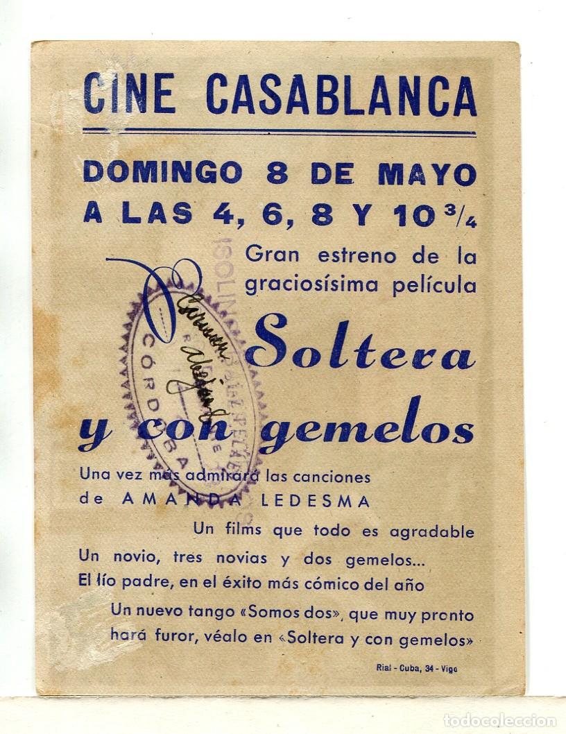 Cine: SOLTERA Y CON GEMELOS, con Amanda Ledesma. - Foto 2