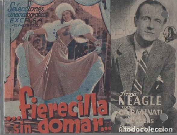 Cine: PROGRAMA DE CINE. FIERECILLA SIN DOMAR PC-7059