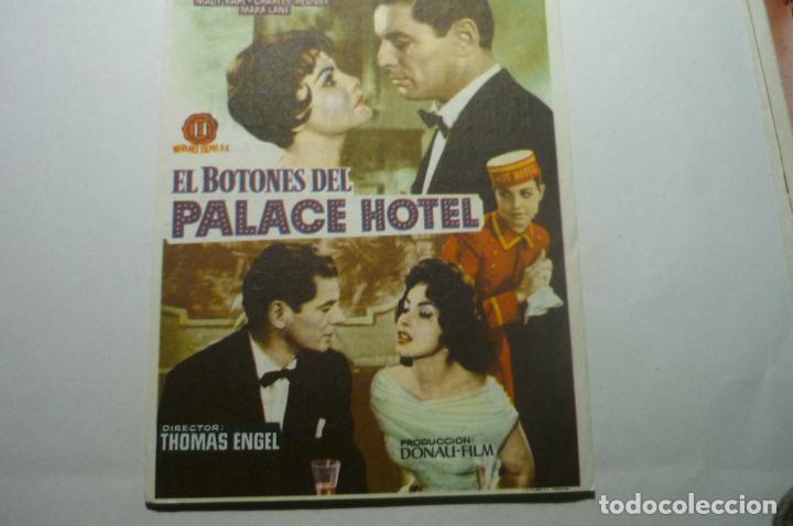 Cine: programa el botones del palace hotel.-publicidad - Foto 1
