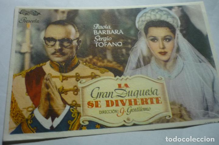 Cine: programa la gran duquesa se divierte.- - Foto 1
