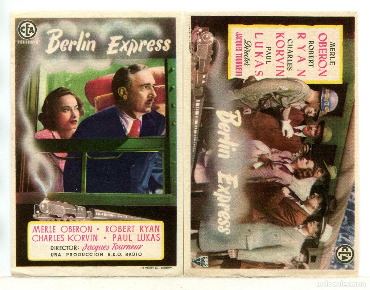 Cine: BERLIN EXPRESS, con Merle Oberon. - Foto 1