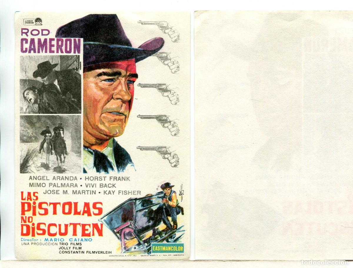Cine: LAS PISTOLAS NO DISCUTEN, CON ROD CAMERON - Foto 1