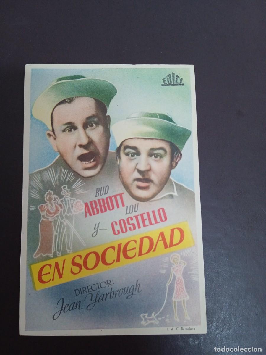 Cine: Abbot y Costello en sociedad - Foto 1