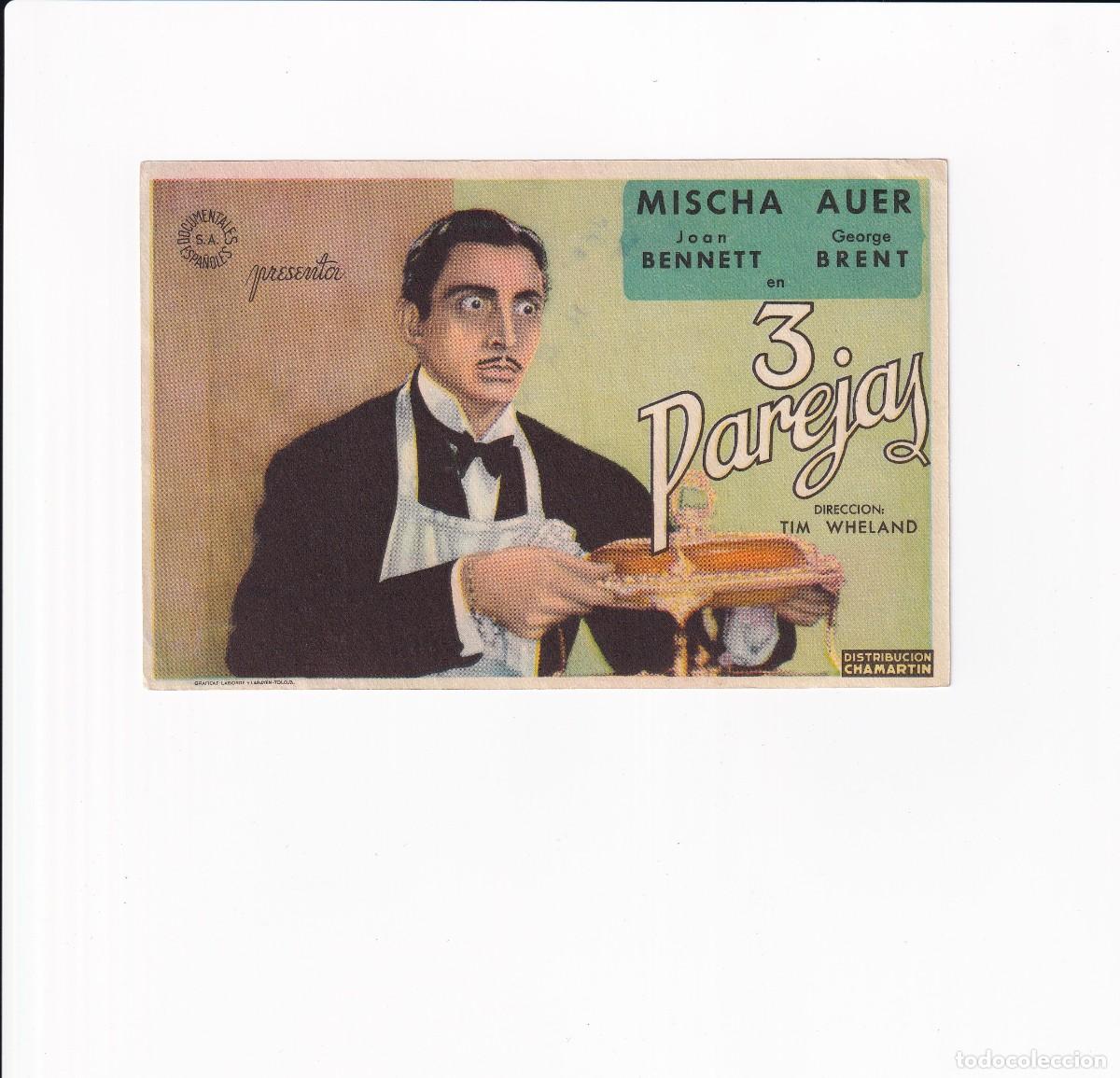 Cine: 3 PAREJAS .- MISCHA AUER - Foto 1