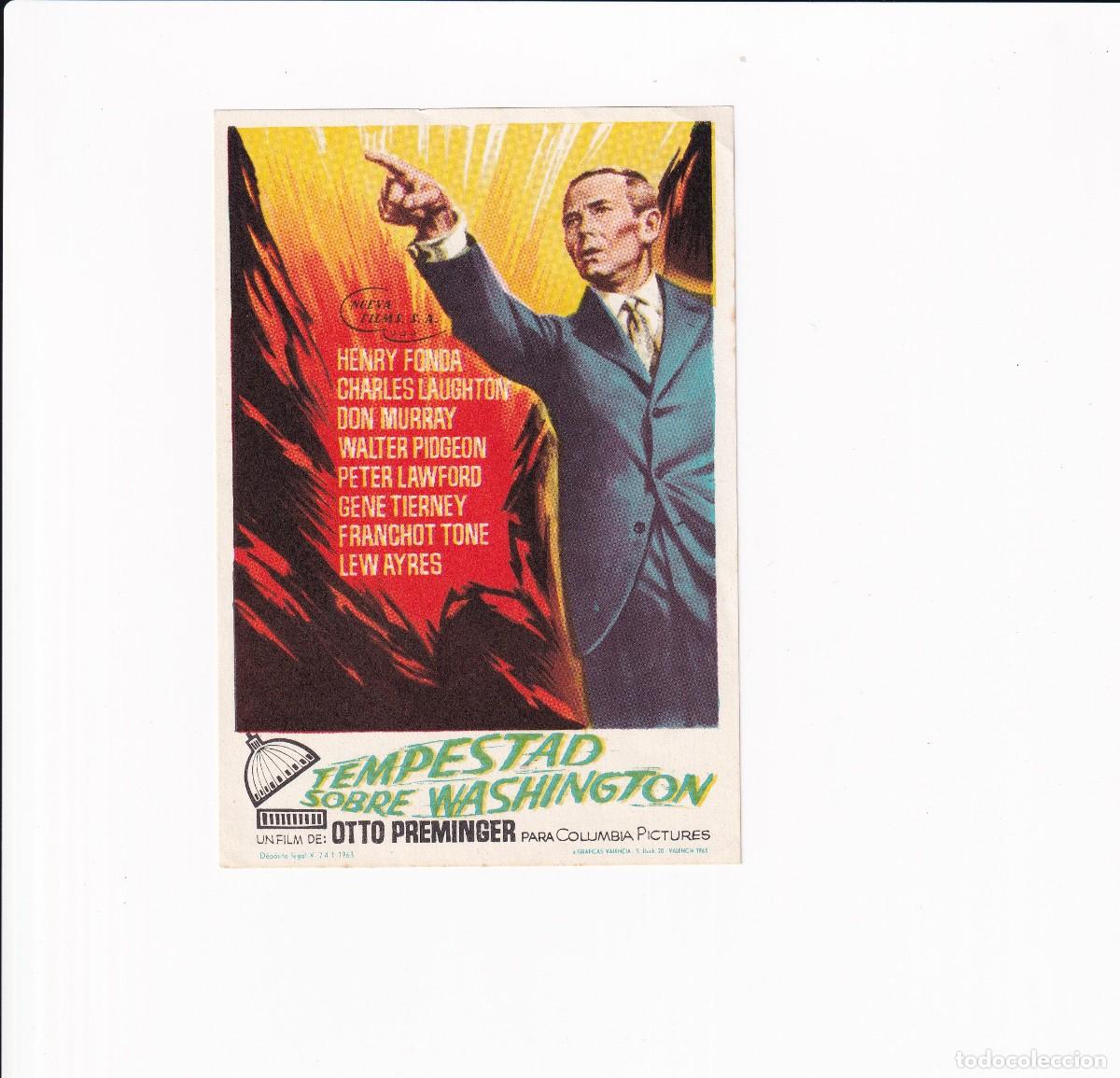 Cine: TEMPESTAD SOBRE WASHINGTON .- HENRY FONDA