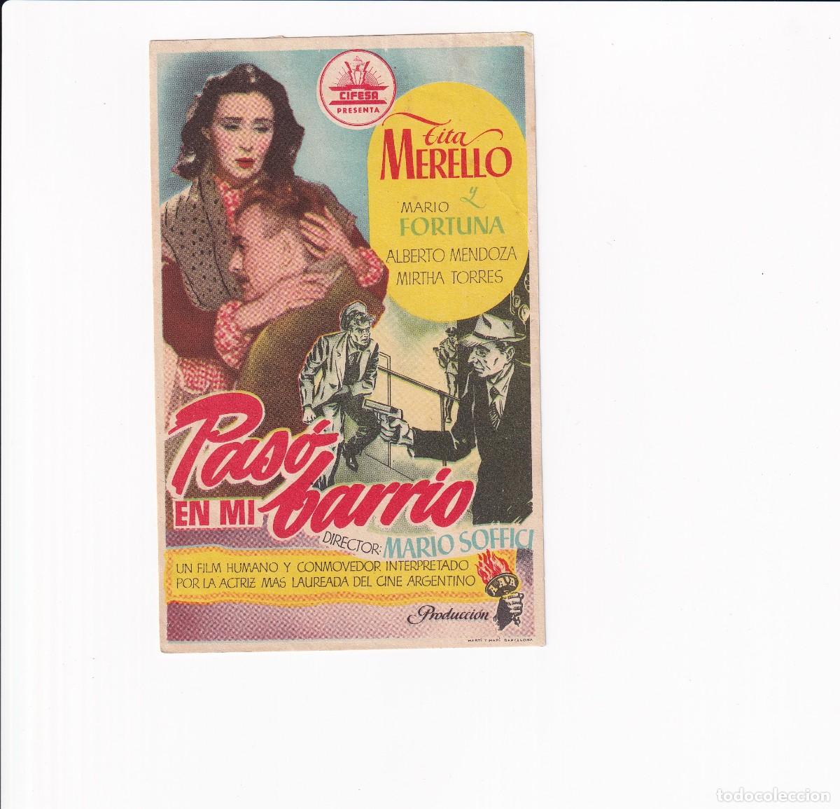 Cine: PASO EN MI BARRIO .- TITA MERELLO - Foto 1