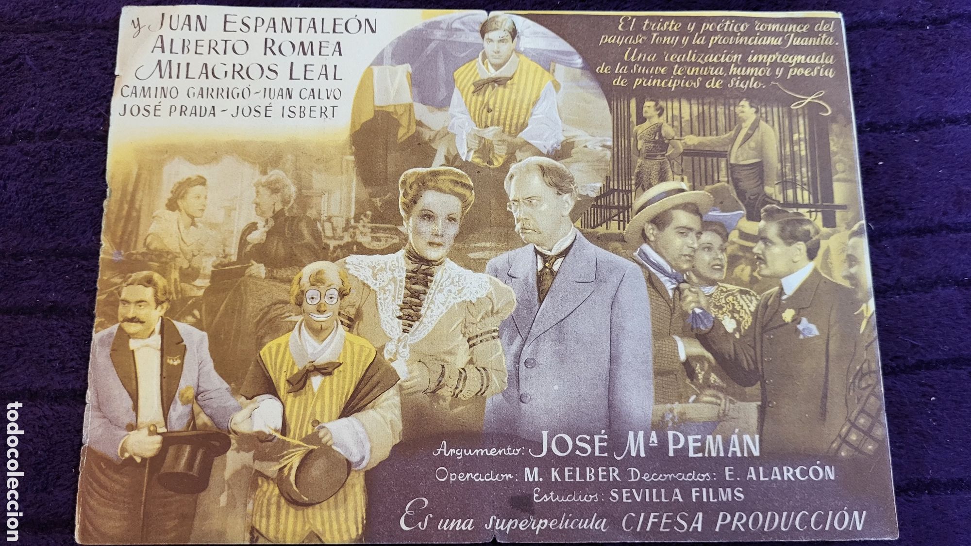 Foglietti di film di film antichi di cinema: Folleto de mano Lydia