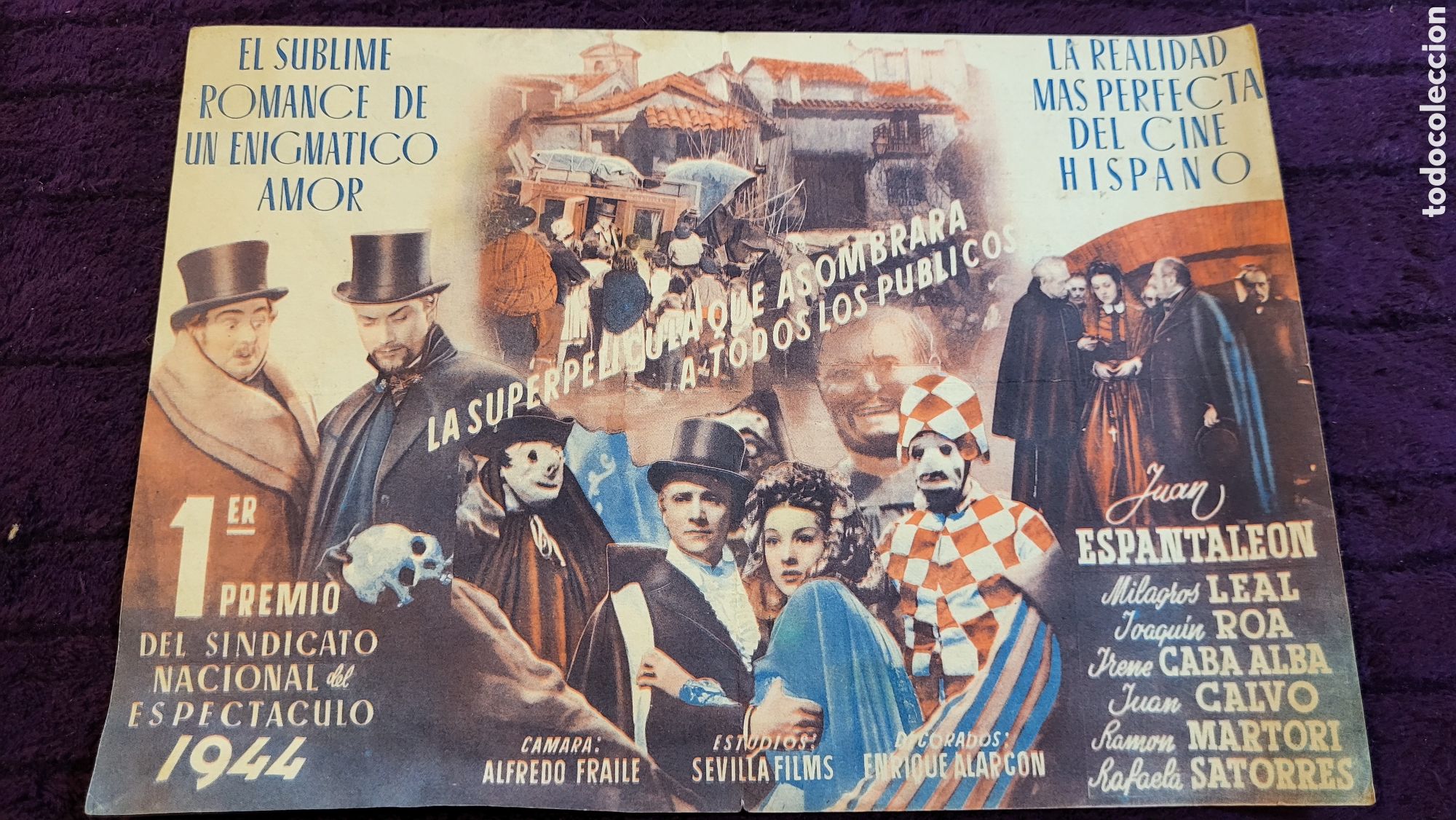 Foglietti di film di film antichi di cinema: Folleto de mano Cine El Clavo