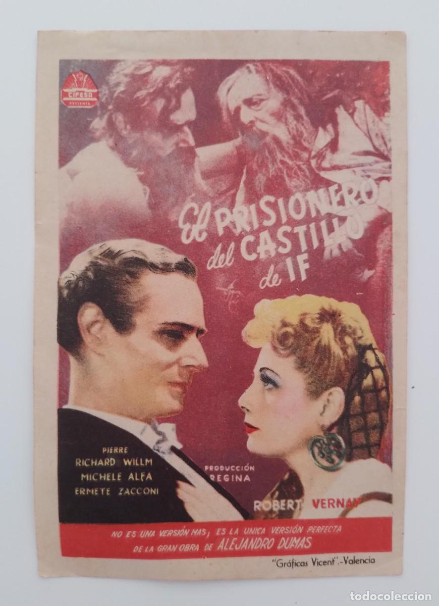 Cine: PROGRAMA DE CINE EL PRISIONERO DEL CASTILLO DE IF - Foto 1