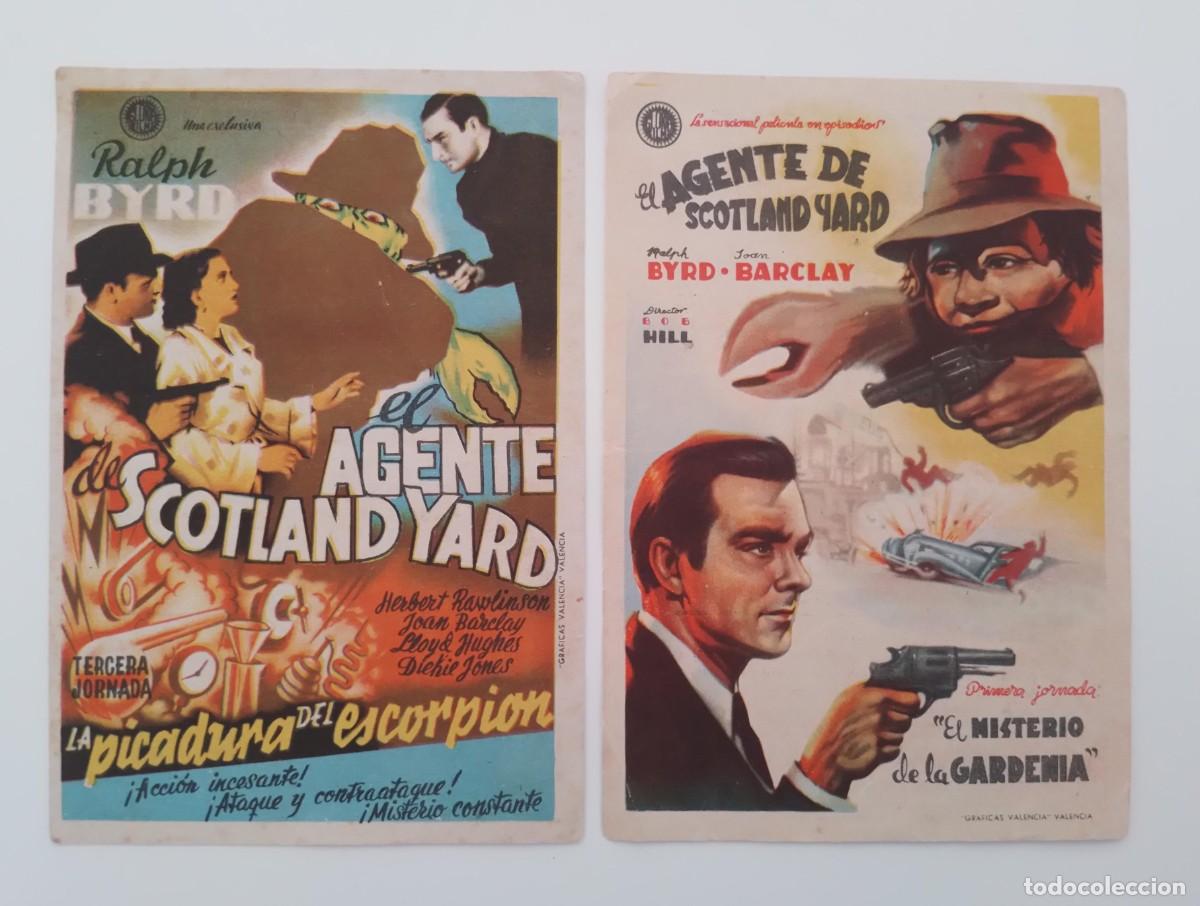 Cine: 2 PROGRAMAS DE CINE EL AGENTE DE SCOTLAND YARD - Foto 1