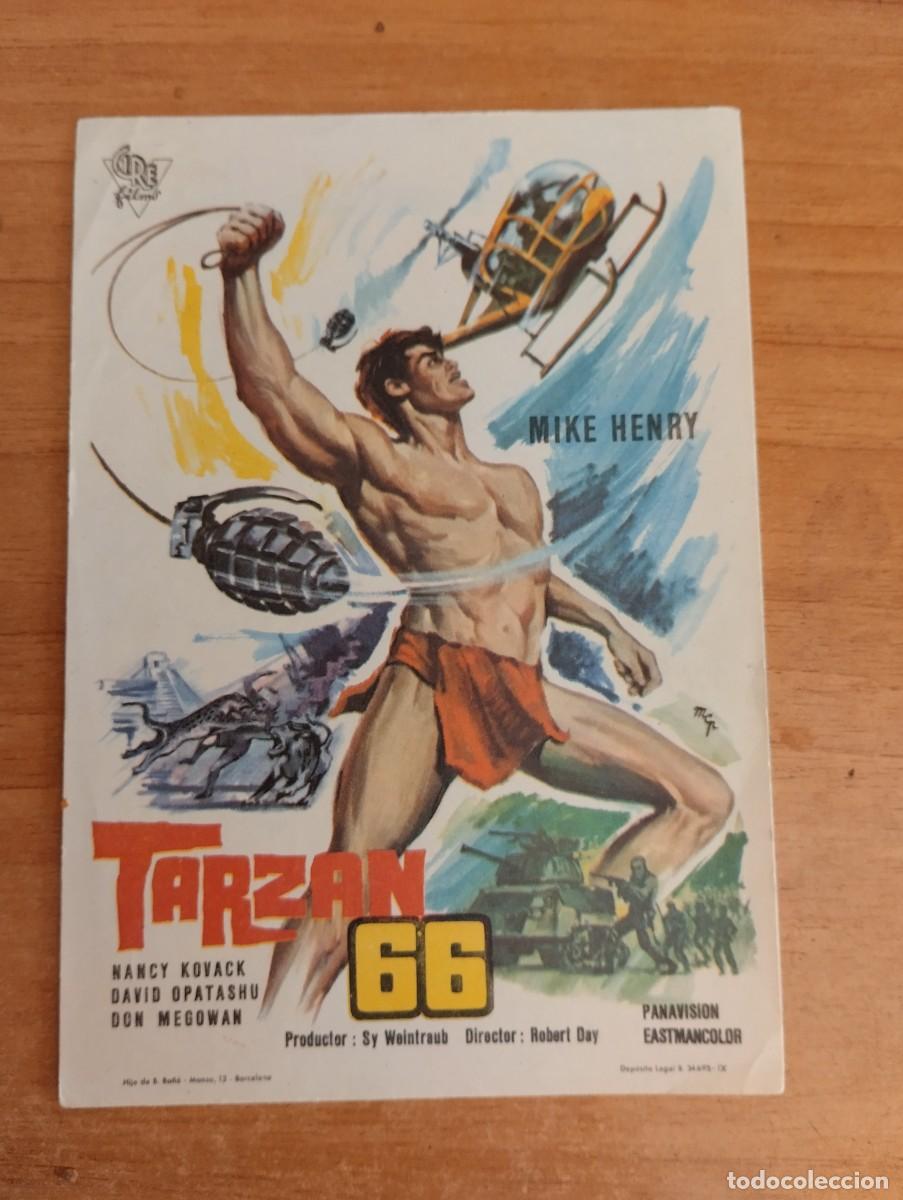 Cine: N&ordm;2-- PROGRAMA DE CINE DE LA PELICULA - TARZAN 66