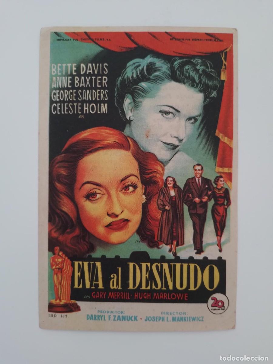 Cine: PROGRAMA DE CINE EVA AL DESNUDO BETTE DAVIS - Foto 1