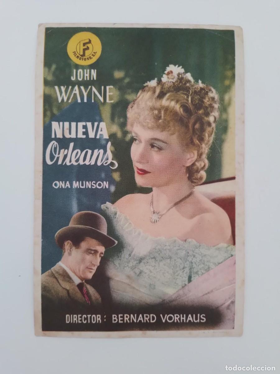 Cine: LOTE DE 6 PROGRAMAS DE CINE DE JOHN WAYNE - Foto 5