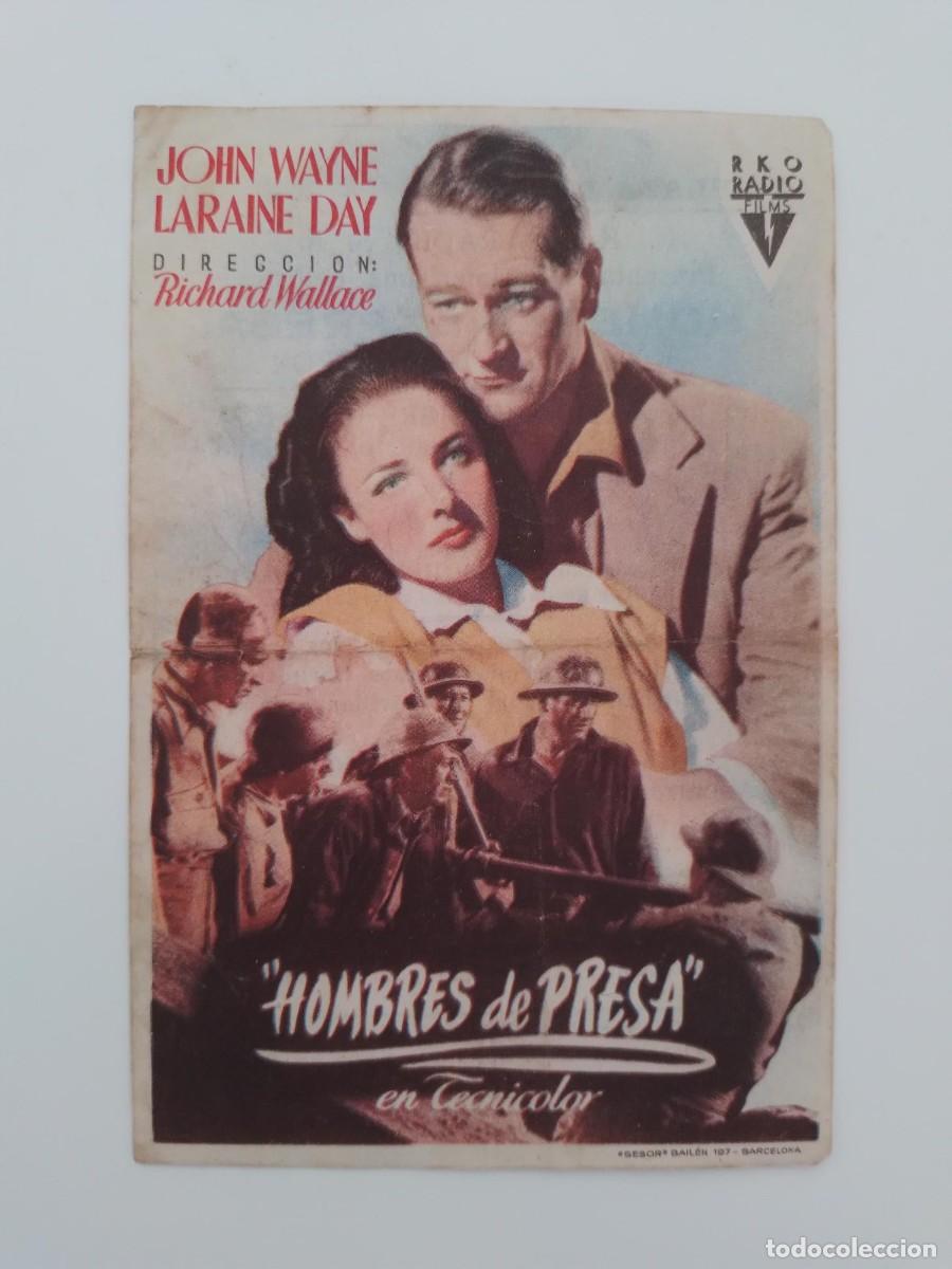 Cine: LOTE DE 6 PROGRAMAS DE CINE DE JOHN WAYNE - Foto 7