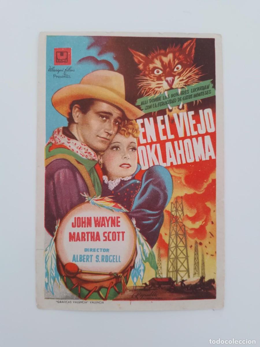 Cine: LOTE DE 6 PROGRAMAS DE CINE DE JOHN WAYNE - Foto 8