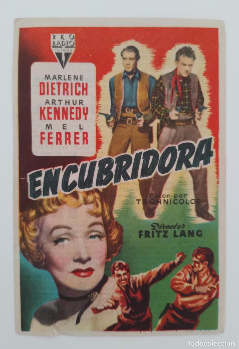 Cine: LOTE DE 5 PROGRAMAS DE MANO DE CINE DE MARLENE DIETRICH - Foto 5