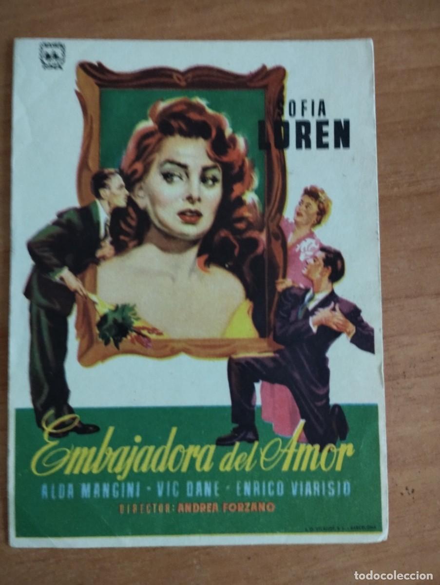 Cine: N&ordm;2-- PROGRAMA DE CINE DE LA PELICULA -- EMBAJADORA DEL AMOR - Foto 1
