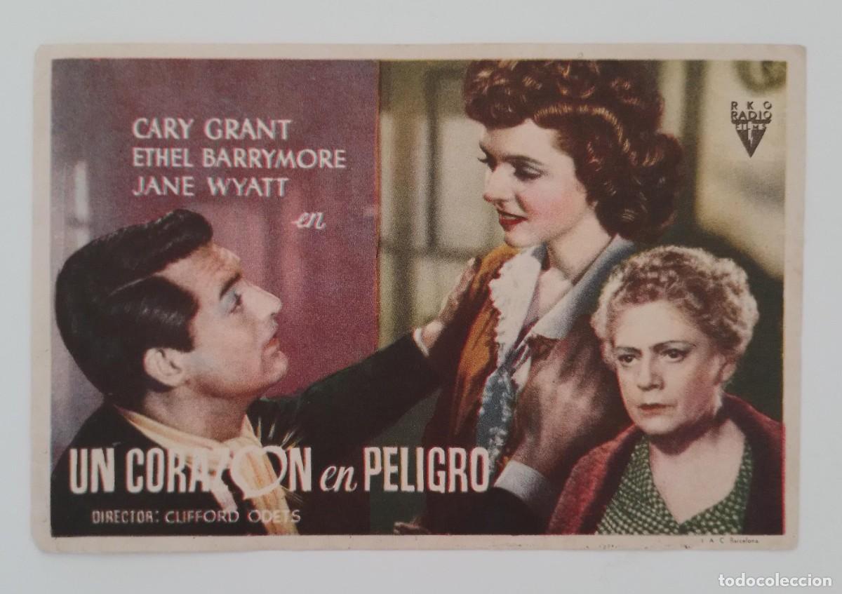 Cine: LOTE DE 5 PROGRAMAS DE MANO DE CINE DE GARY GRANT - Foto 3