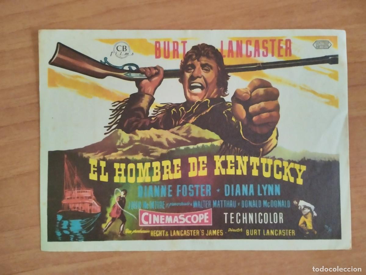 Cine: N&ordm;2-- PROGRAMA DE CINE DE LA PELICULA -- EL HOMBRE DE KENTUCKY ct - Foto 1