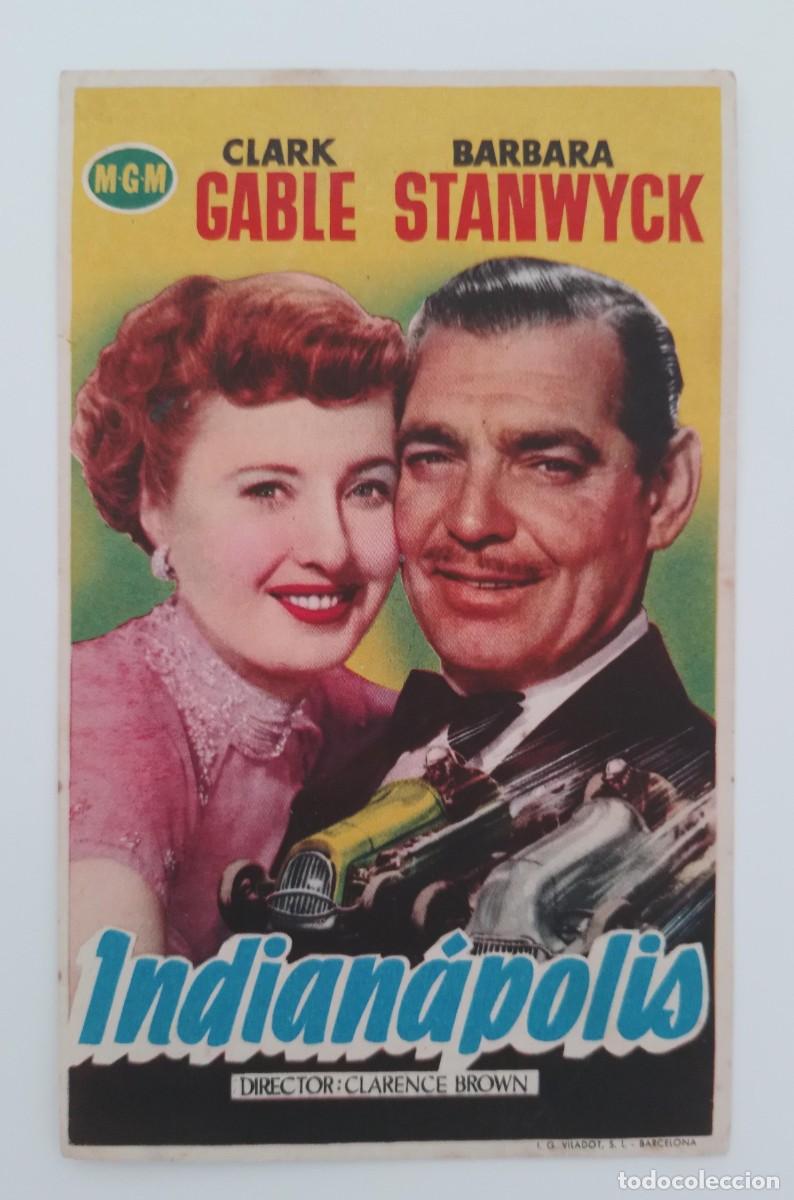 Cine: LOTE DE 4 PROGRAMAS DE MANO DE CINE DE CLARK GABLE - Foto 6
