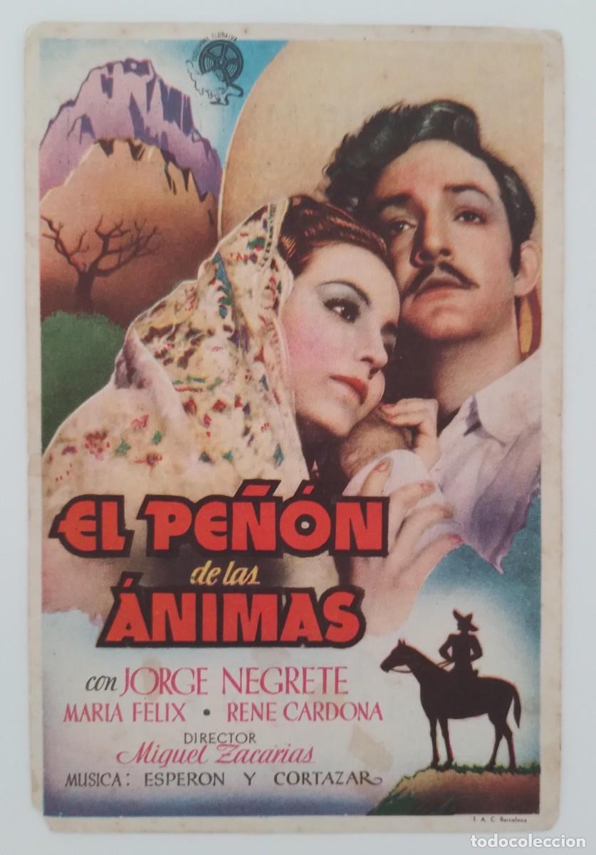 Cine: LOTE DE 4 PROGRAMAS DE CINE DE MANO DE JORGE NEGRETE - Foto 4
