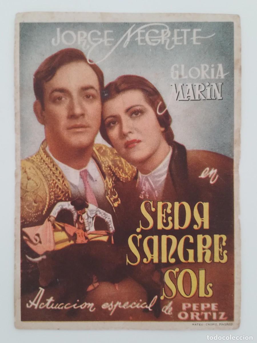 Cine: LOTE DE 4 PROGRAMAS DE CINE DE MANO DE JORGE NEGRETE - Foto 5