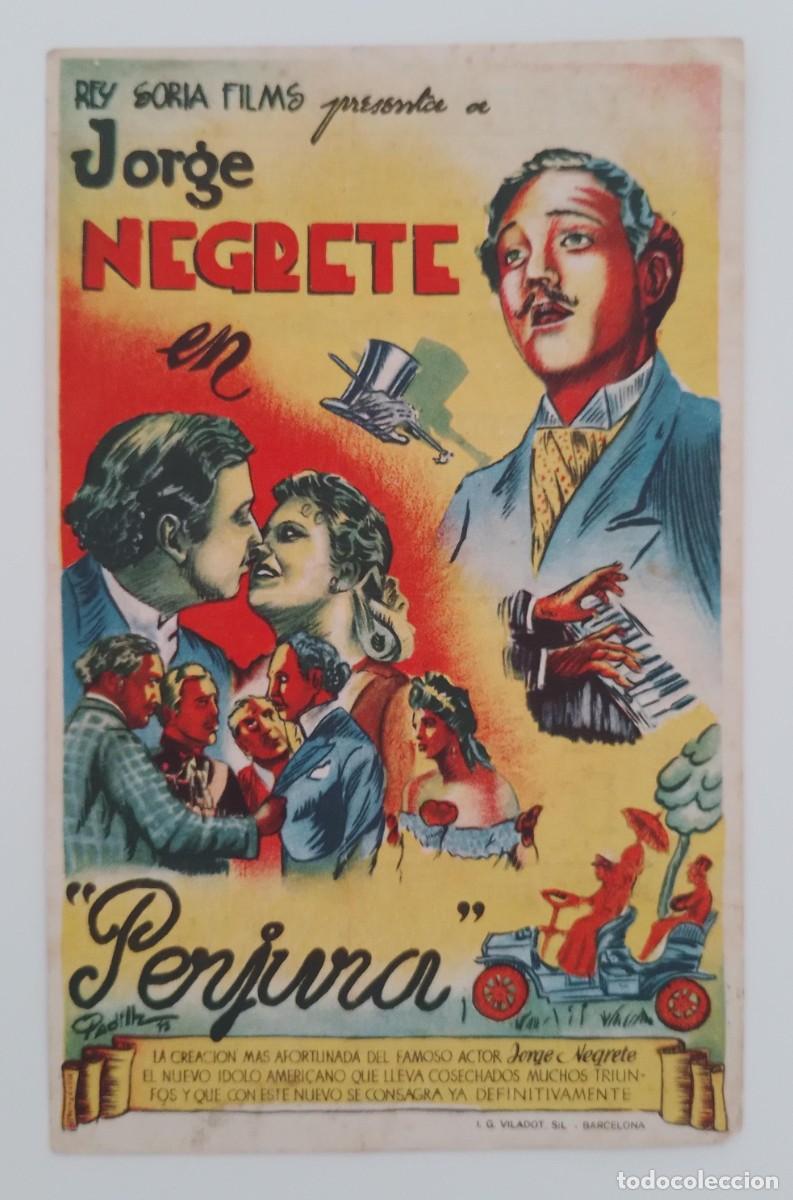 Cine: LOTE DE 4 PROGRAMAS DE CINE DE MANO DE JORGE NEGRETE - Foto 6