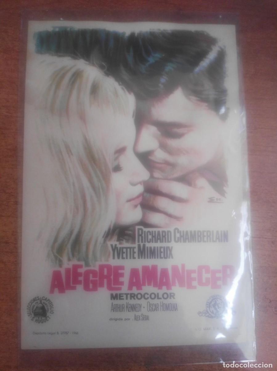 Cine: PROGRAMA FOLLETO DE MANO DE CINE alegre amanecer - Foto 1
