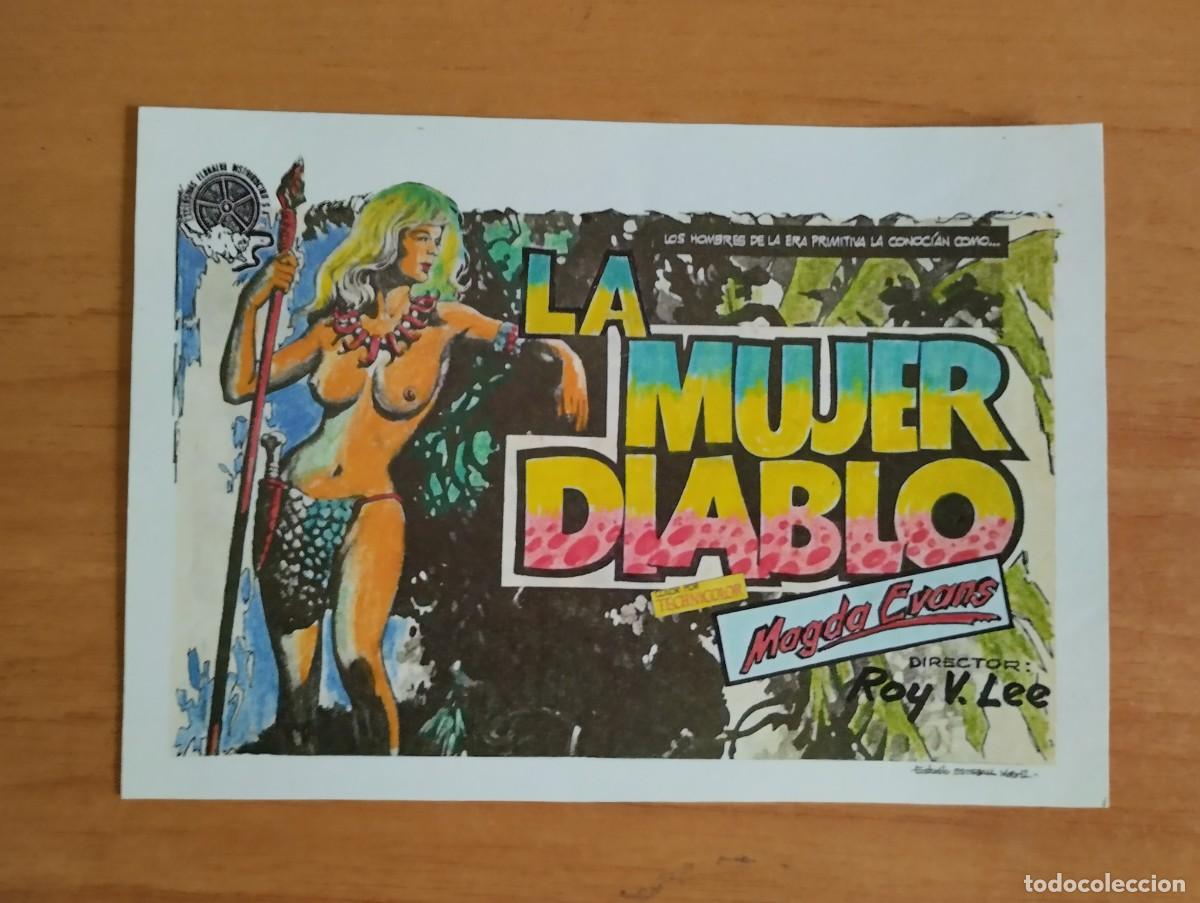  Flyers Publicitaires de films Anciens: N&ordm;2-- PROGRAMA DE CINE --LA MUJER DIABLO (edit.esteban lirola)