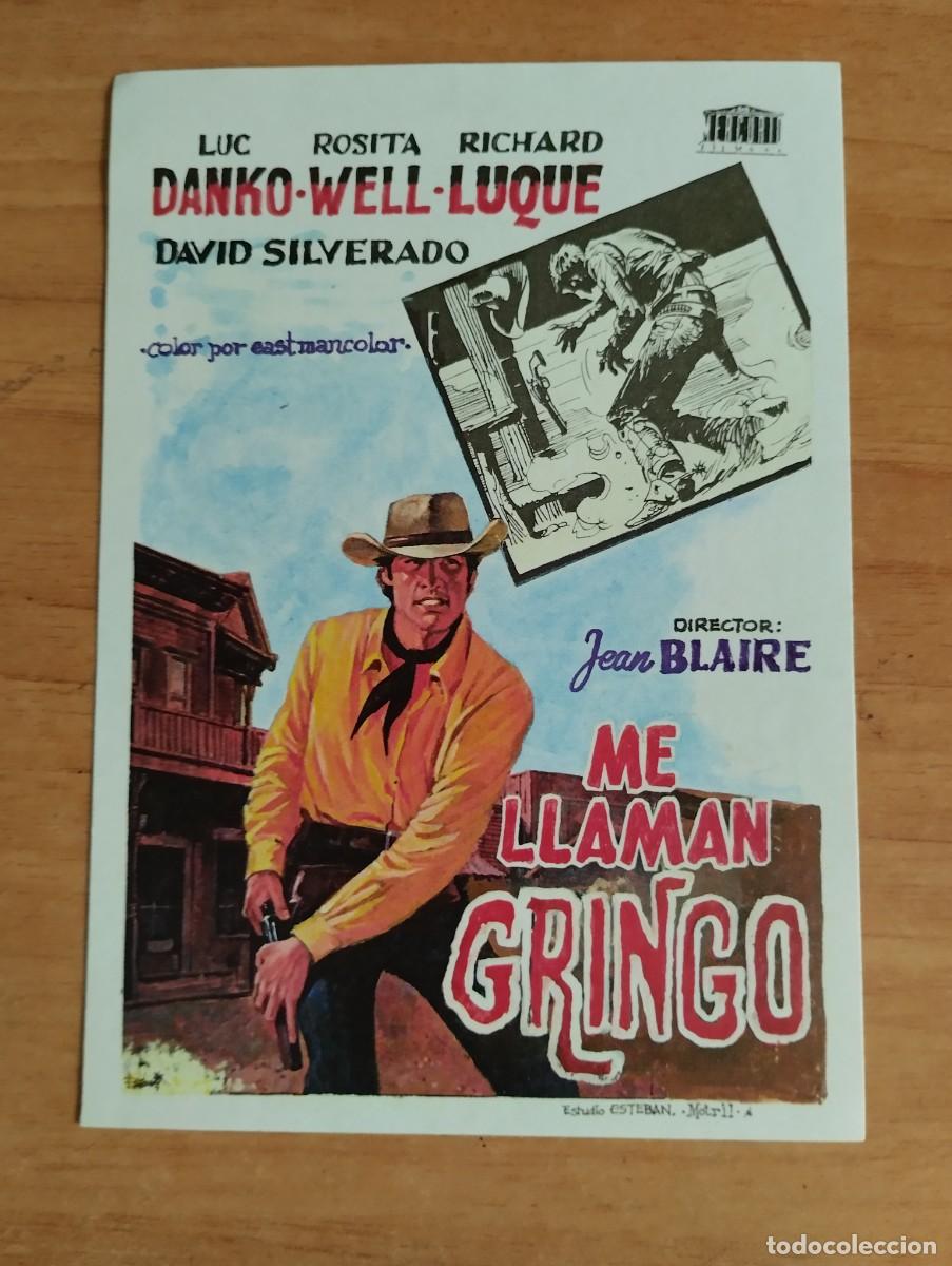 Cine: N&ordm;2-- PROGRAMA DE CINE --ME LLAMAN GRINGO (edit.esteban lirola) - Foto 1
