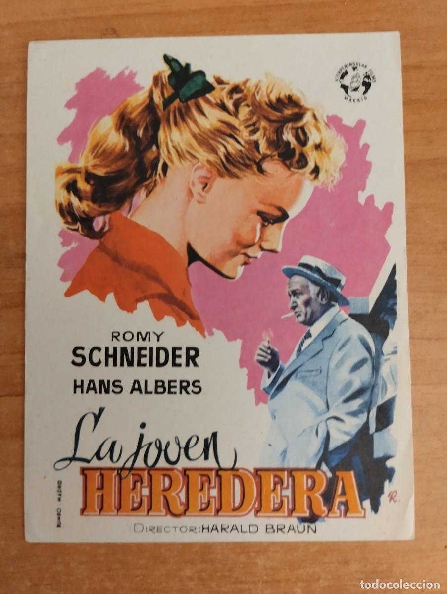 Cine: N&ordm;2-- PROGRAMA DE CINE DE LA PELICULA - LA JOVEN HEREDERA - Foto 1