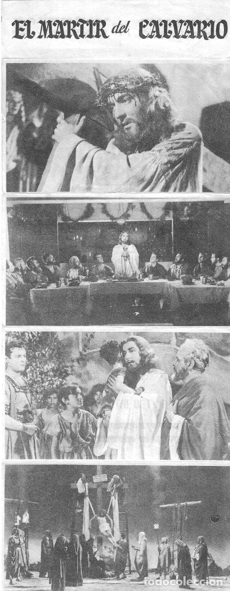 Cine: PROGRAMA DOBLE - EL MARTIR DEL CALVARIO - ENRIQUE RABAL - 1952 - Foto 3