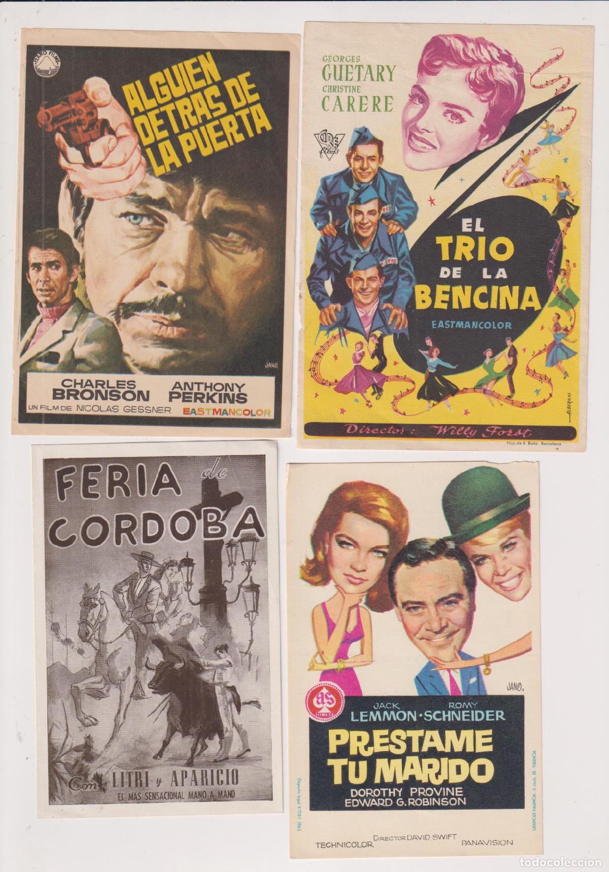 Cine: Lote de 4 Programas de cine. Pr&eacute;stame tu marido y otros - Foto 1