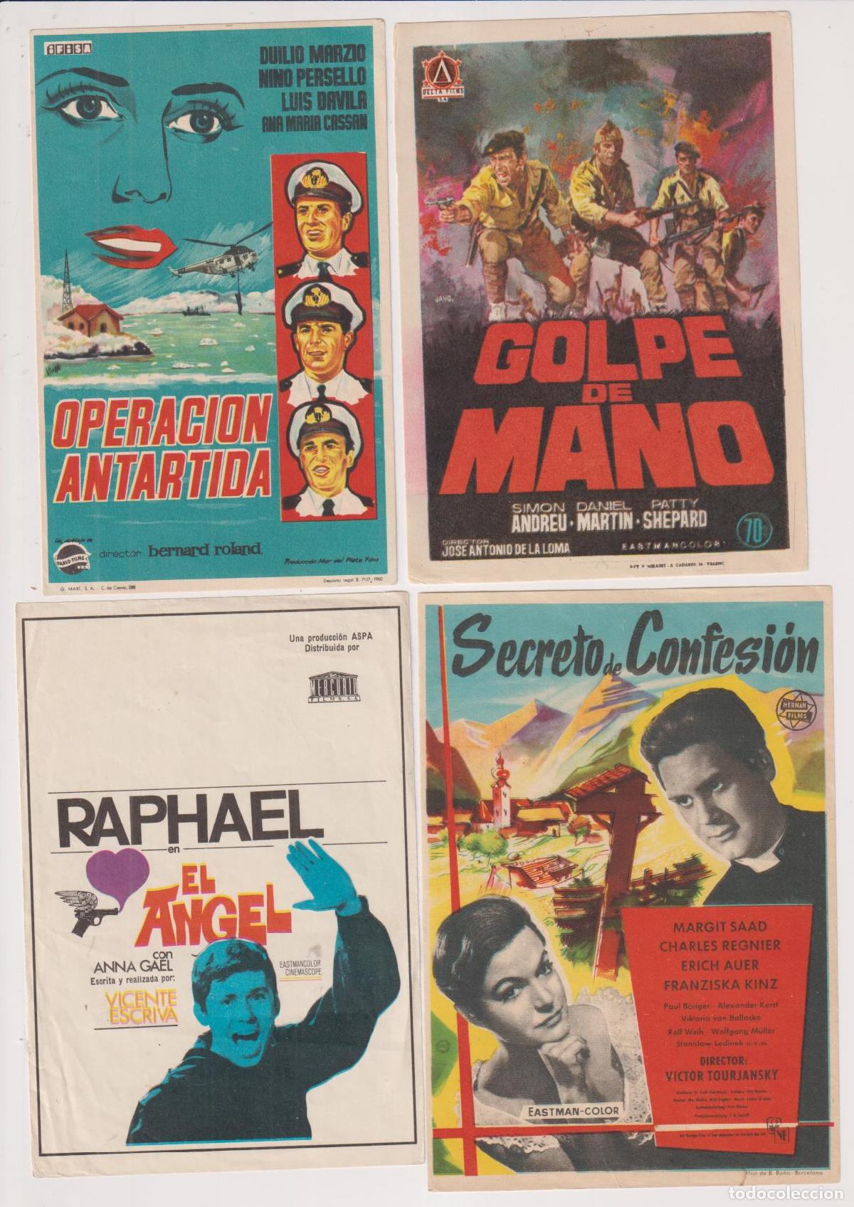 Cine: Lote de 4 programas de cine: &Aacute;ngel y otros - Foto 1