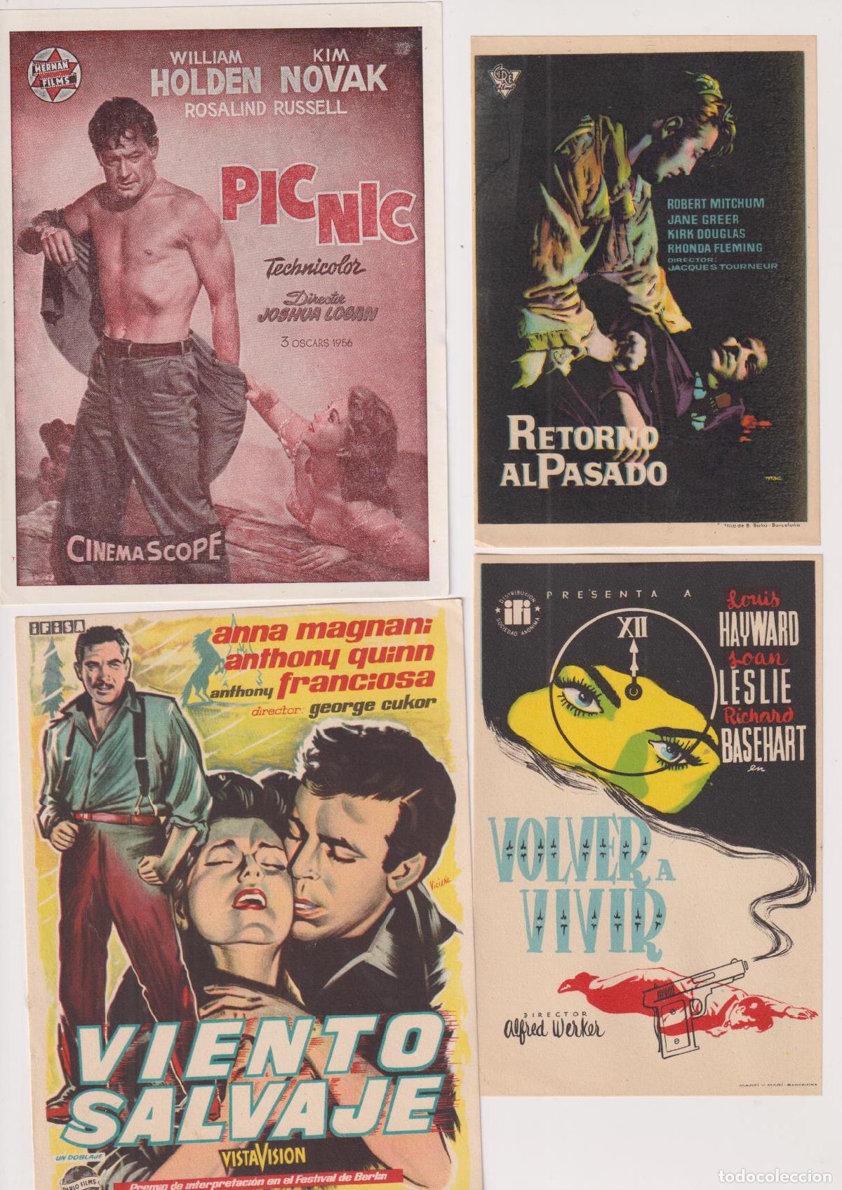 Cine: Lote de 4 programas de cine: Picnic y otros - Foto 1