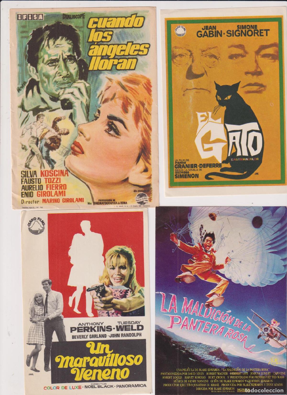 Cine: Lote de 4 programas de cine: El Gato y otros - Foto 1