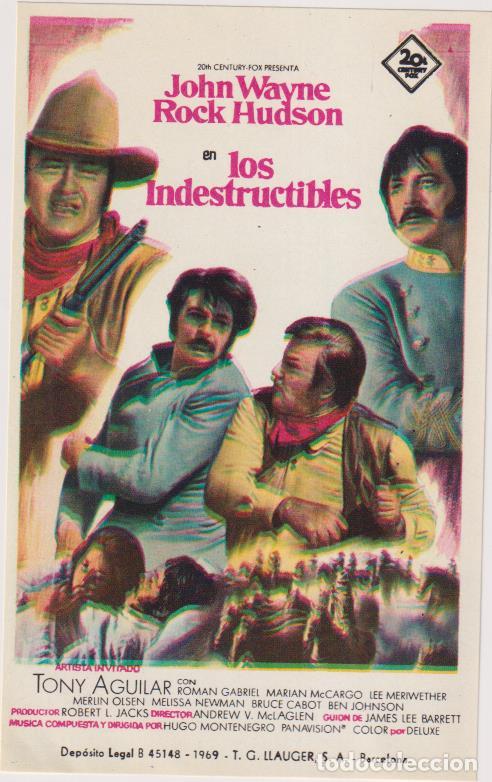Cine: Los Indestructibles. Sencillo de 20TH Century Fox. &iexcl;IMPECABLE! - Foto 1