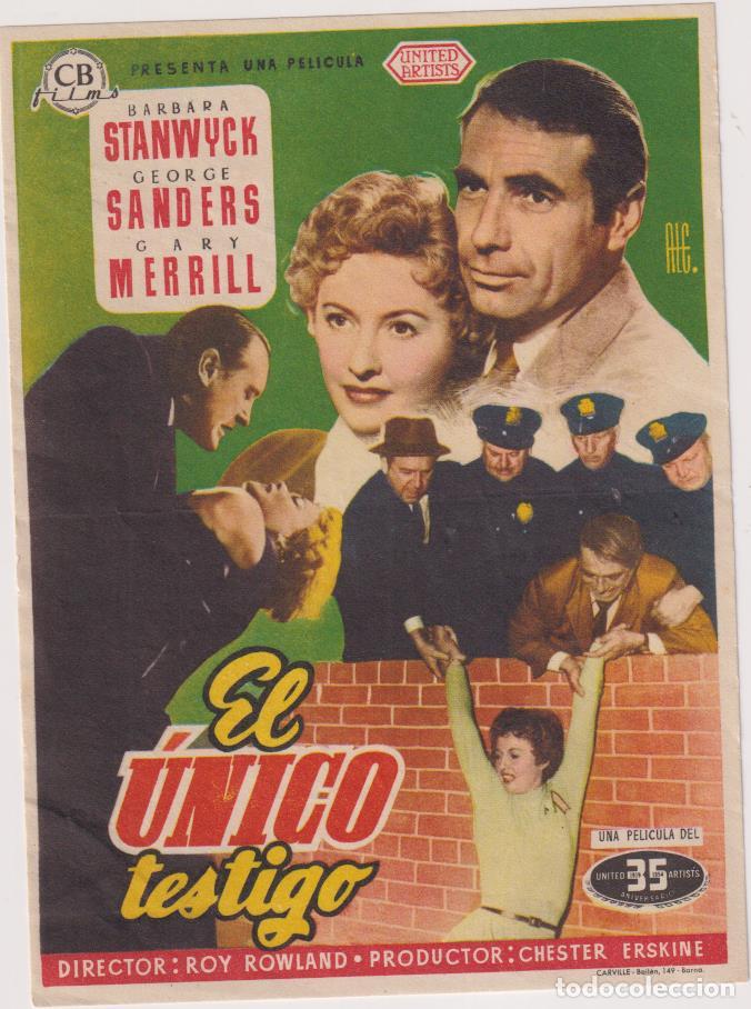 Cine: El &uacute;nico Testigo. Sencillo de CB Films - Foto 1