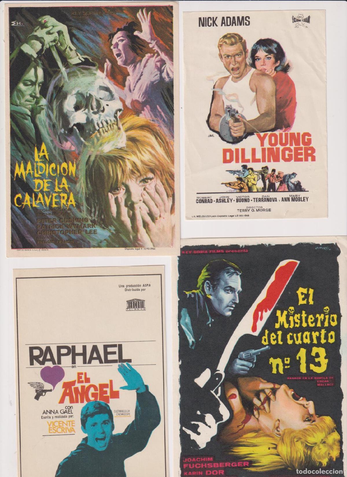Cine: Lote de 4 programas de cine: La maldici&oacute;n de la calavera y otros - Foto 1