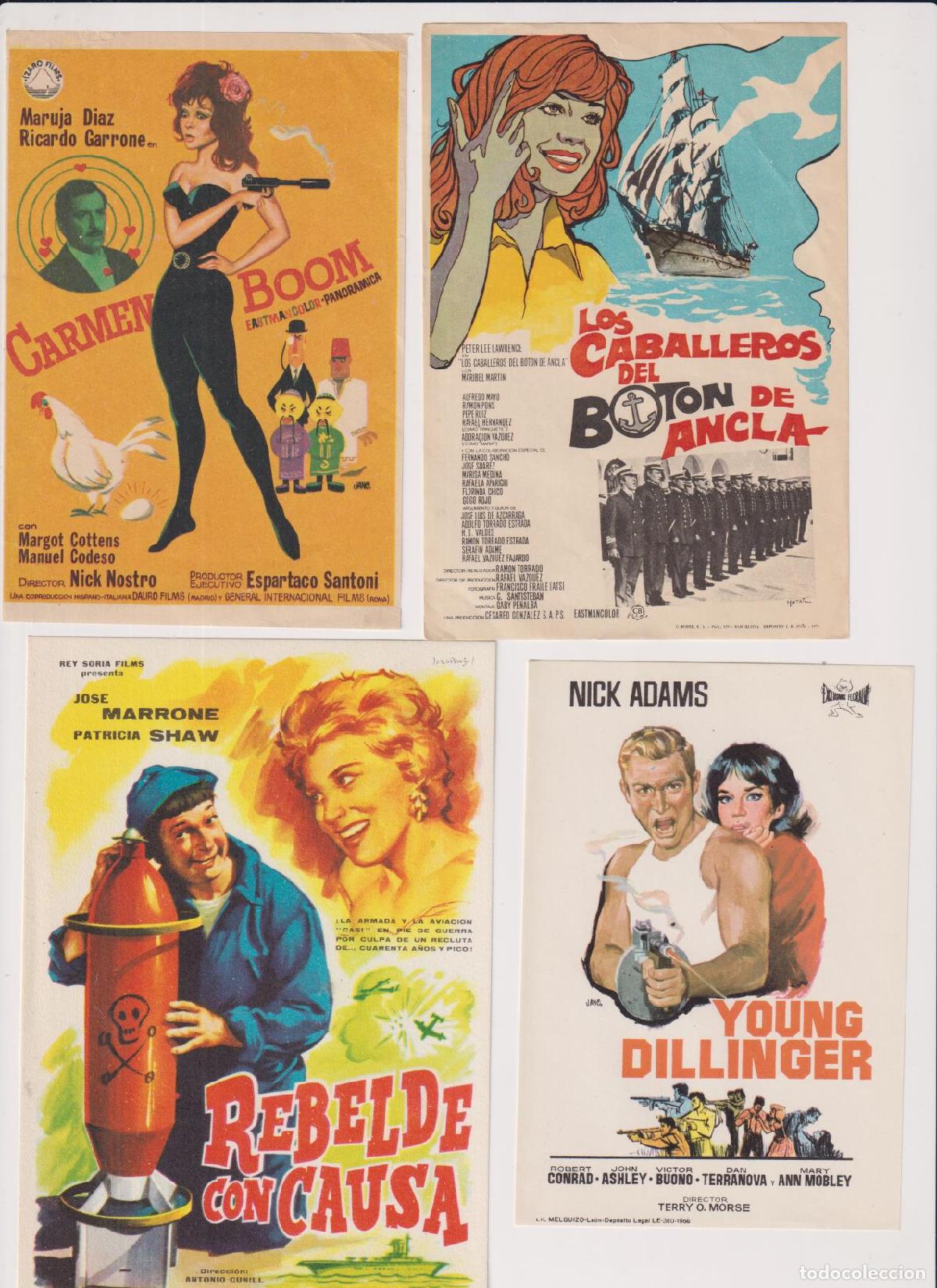 Cine: Lote de 4 programas de cine: Los Caballeros del bot&oacute;n de ancla y otros - Foto 1