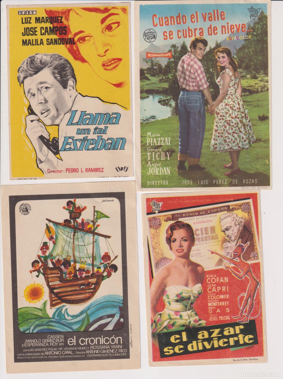 Cine: Lote de 4 programas de cine: Llama un tal Esteban y otros - Foto 1