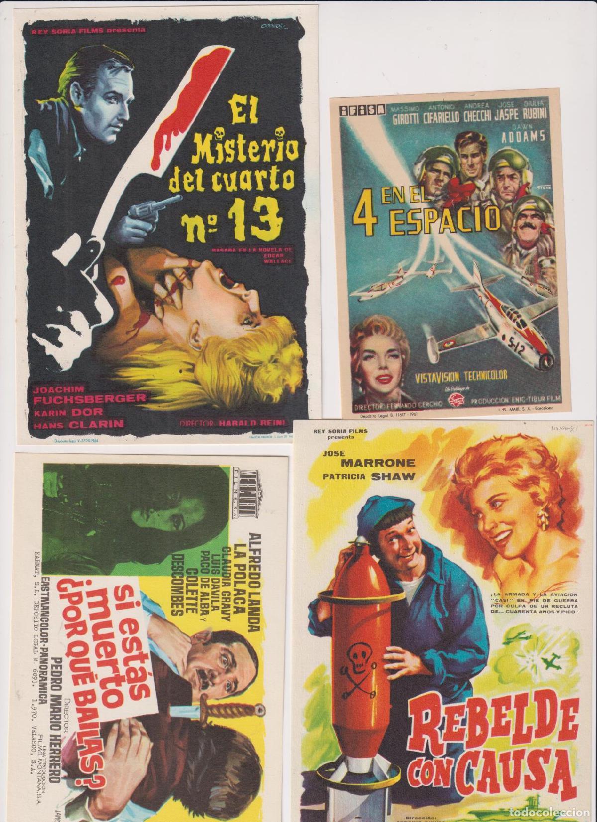 Cine: Lote de 4 programas de cine: El Misterio del cuarto n&ordm; 13 y otros - Foto 1