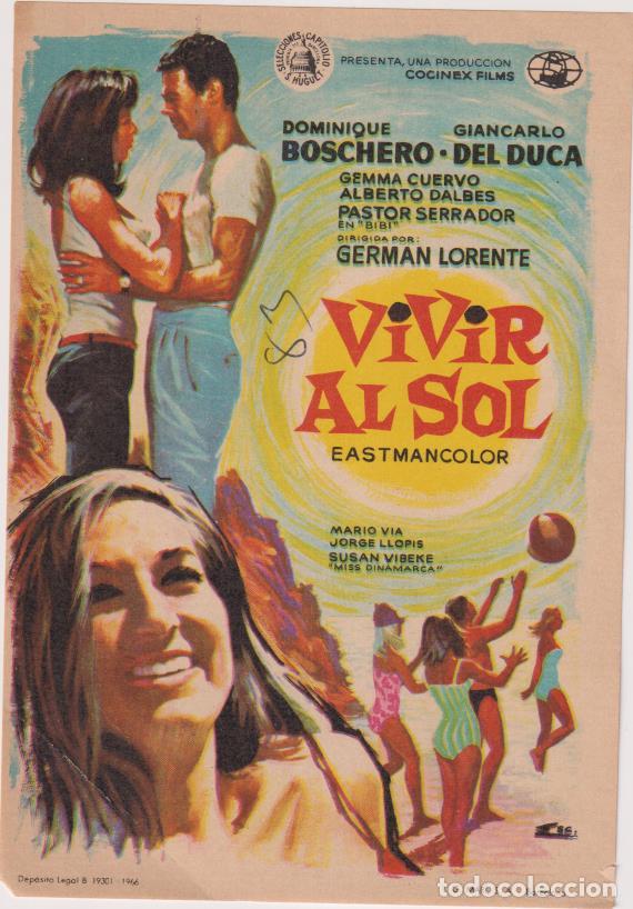 Cine: Vivir al sol. Sencillo de Capitolio - Foto 1