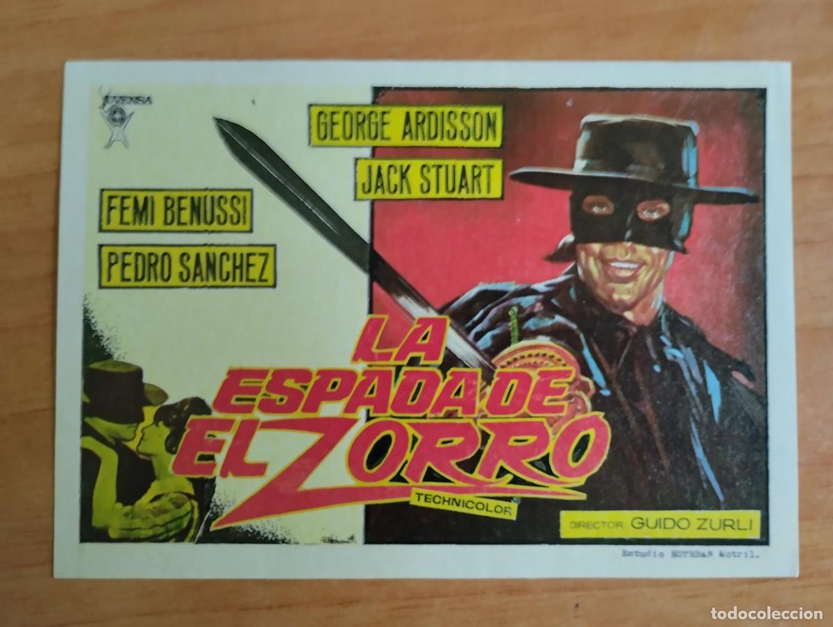 Cine: N&ordm;2-- PROGRAMA DE CINE --LA ESPADA DEL ZORRO (edit.esteban lirola) - Foto 1