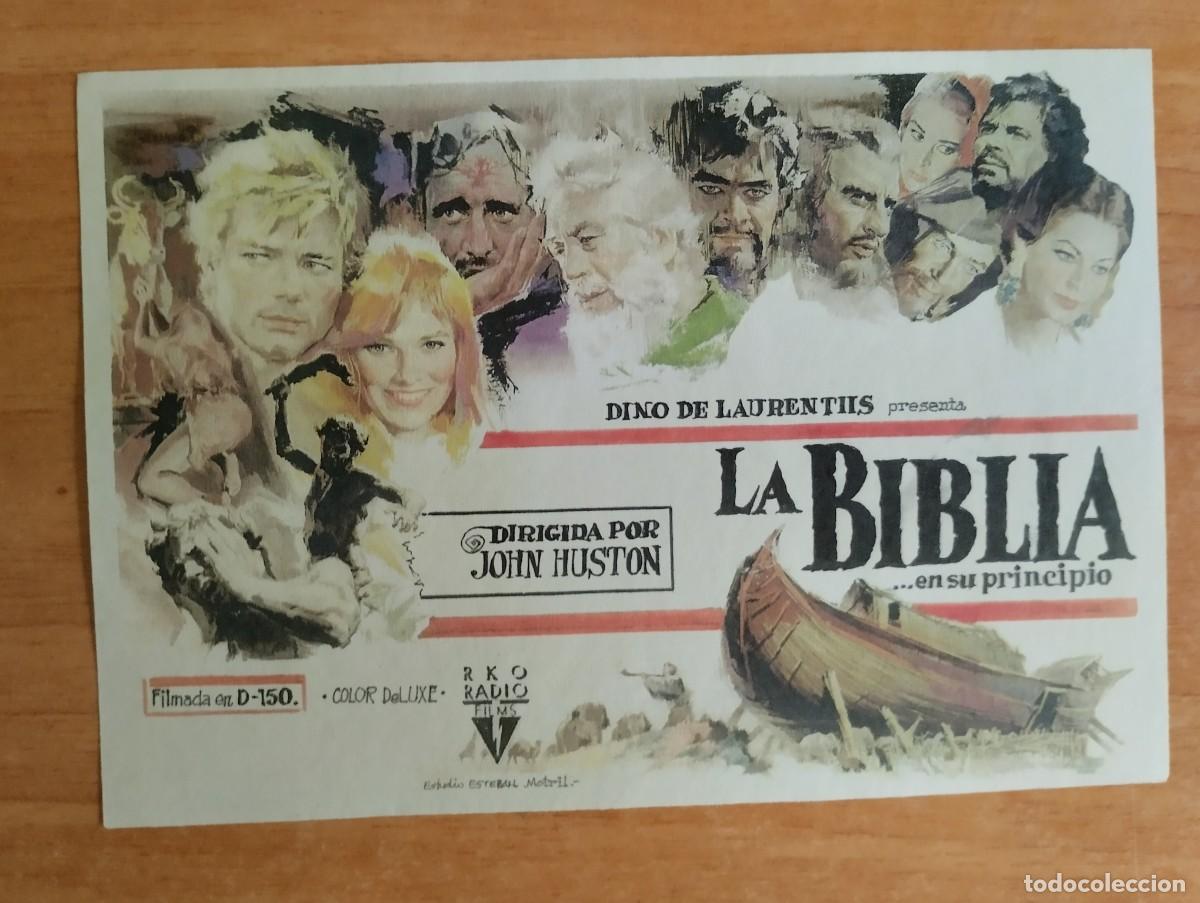 Cine: N&ordm;2-- PROGRAMA DE CINE --LA BIBLIA (edit.esteban lirola) - Foto 1