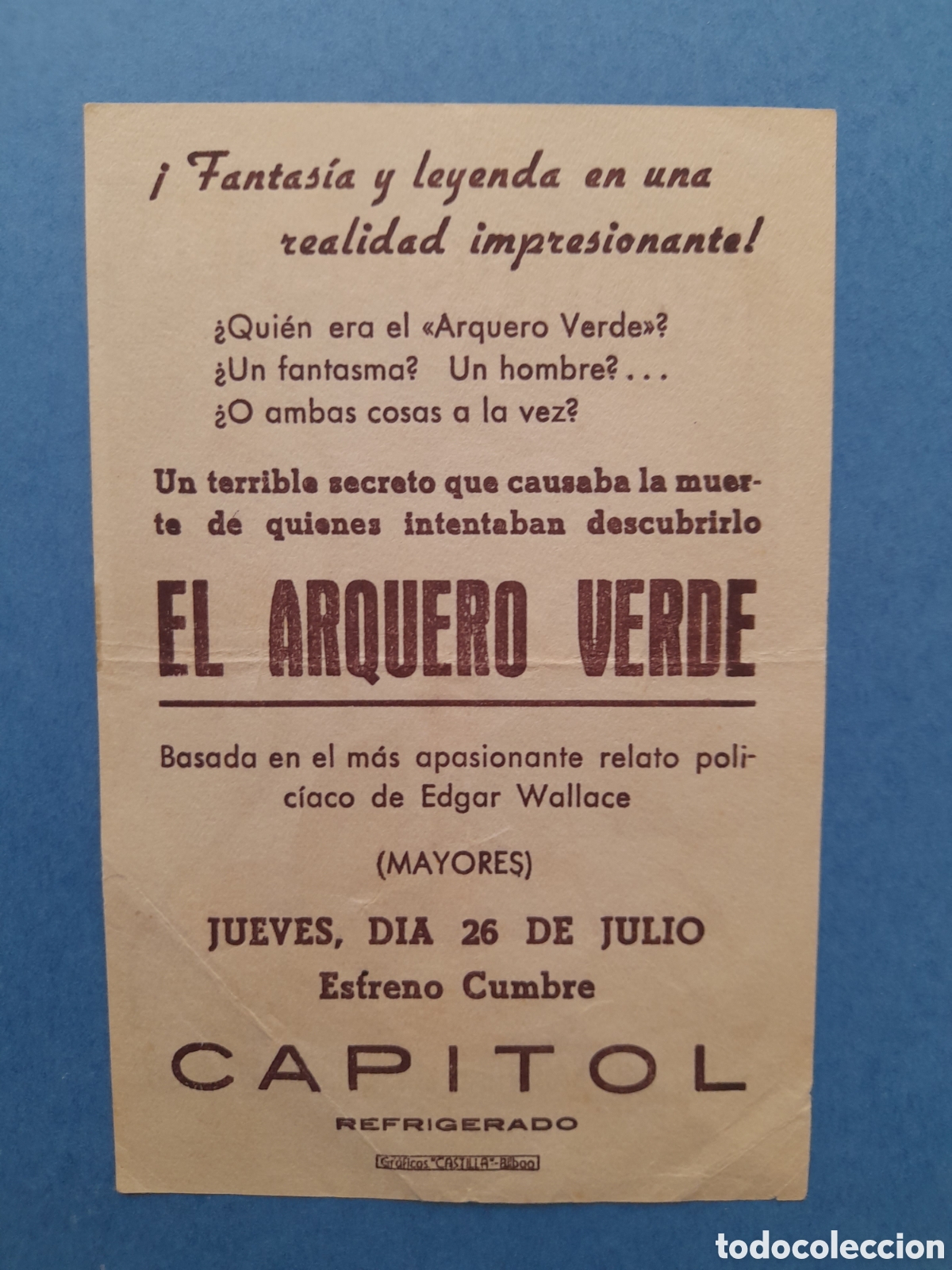 Cine: Programa de cine el arquero verde - Foto 2
