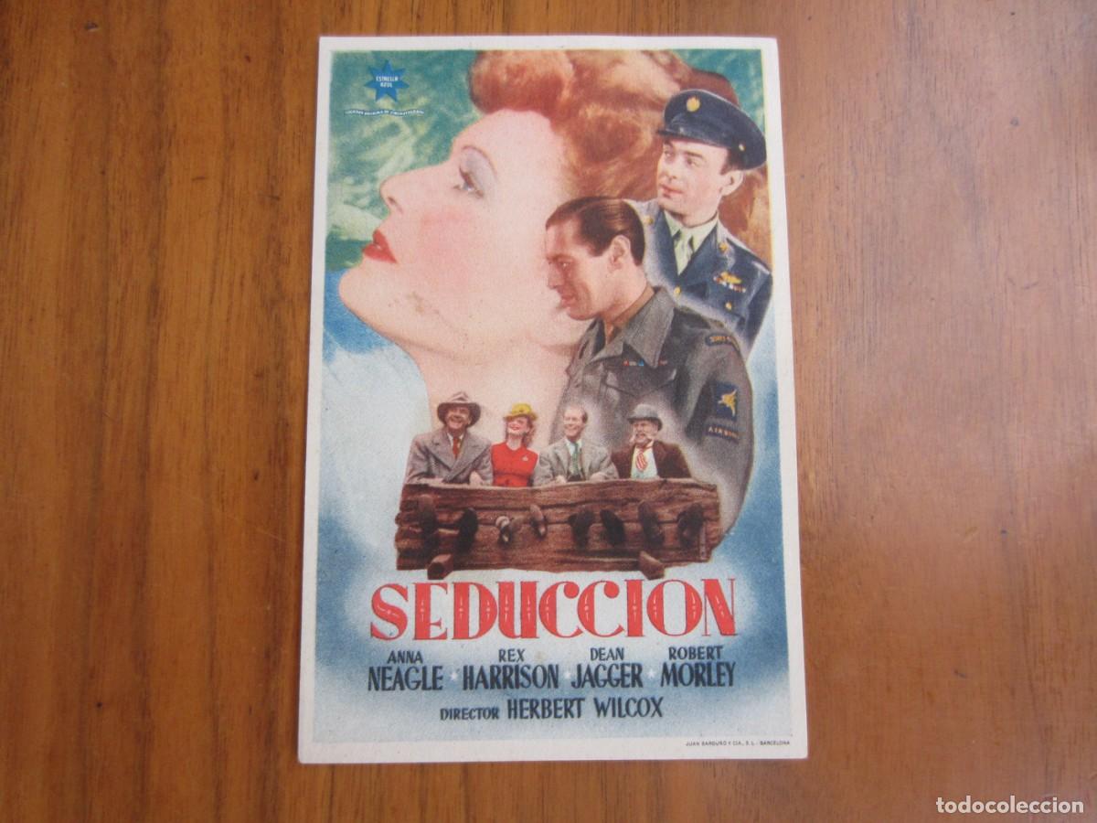 Cine: PROGRAMA DE CINE FOLLETO DE MANO-SEDUCCION - Foto 1